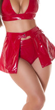 Sexy Latexlook Skirt / Cover- up