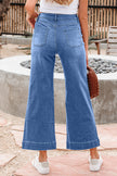 Ashleigh Blue Cropped High Rise Wide Leg Jeans
